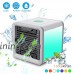 3-In-1 Personal Space Air Cooler  Humidifier & Purifier  Mini Portable Table USB Air Conditioner Misting Desktop Fan with 7 LED Colors for Home Bedroom Office Outdoor Camping - B07D3SWB1L